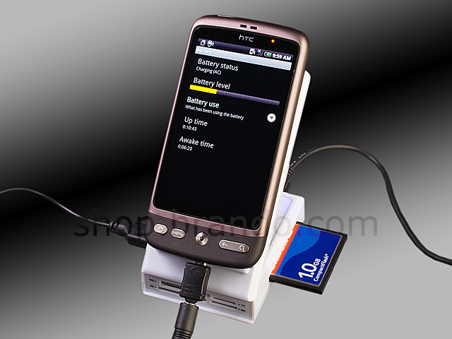 Non-slip Holder with Card Reader Combo + Charger