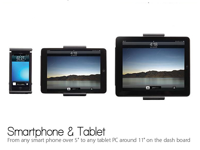 Ppyple HR-NT Car Headrest Mount for Smartphone & Tablet (5"~11")