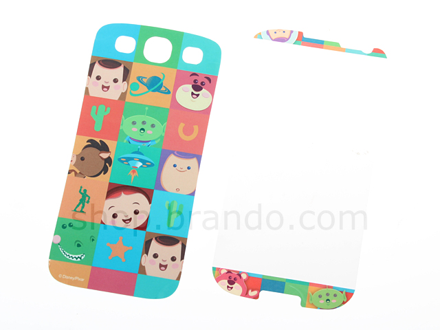 Samsung Galaxy S III I9300 Phone Sticker Front/Rear Set - Cartoon Toy Story Family