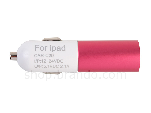 USB Power Car Adapter for iPad / iPhone 4 (w/ cable)