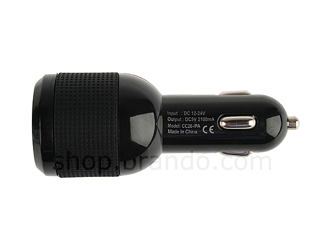 Dual USB Ports Car Adapter (CC26-IPA)