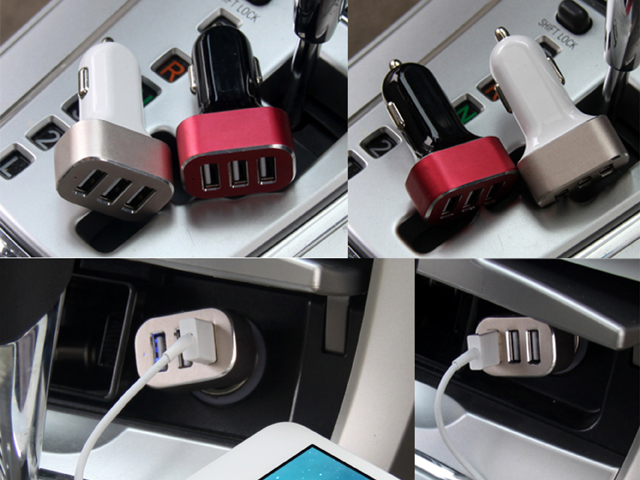 iFans 3 USB Output Car Charger