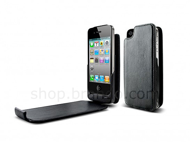 Leather Case with Built-in Rechargeable 2000mAh Battery
