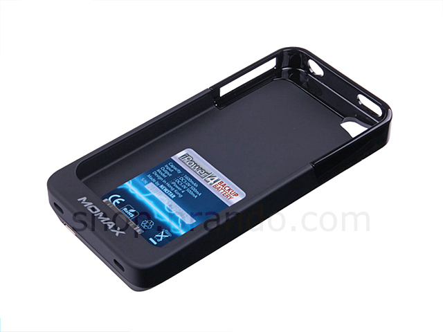 Momax EXTRA 1600mAh Battery + Protective Case + 4-LED Status Indicator for iPhone 4 / 4S