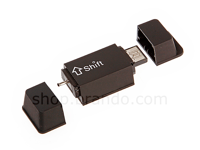 Shift Power MicroSD Card Reader + 200mAh Emergency Charger