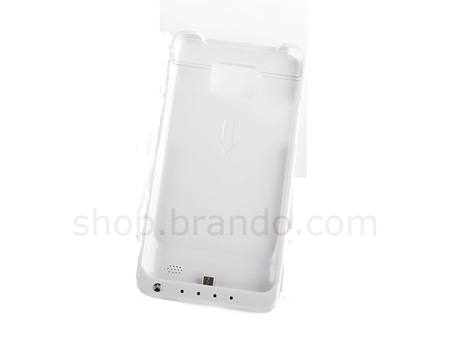 Samsung Galaxy SII EXTRA 2000mAh Battery Ultra Slim Case + 4-LED Power Level Indicator