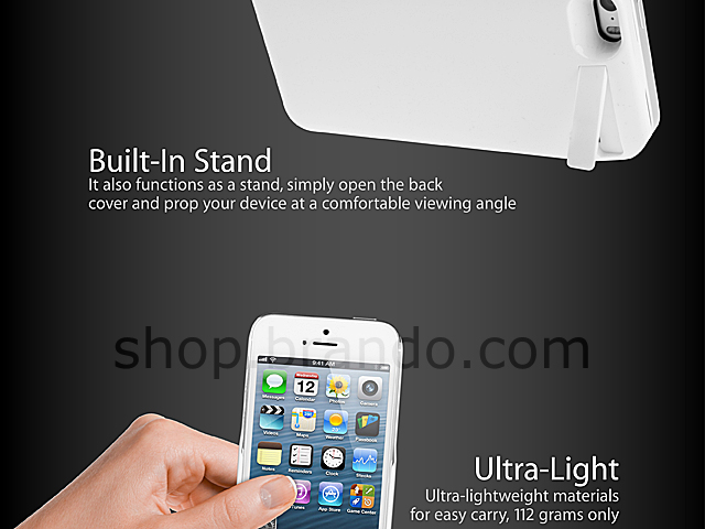 iPhone 5 / 5s / SE  External Power Pack with Stand (4200mAh)
