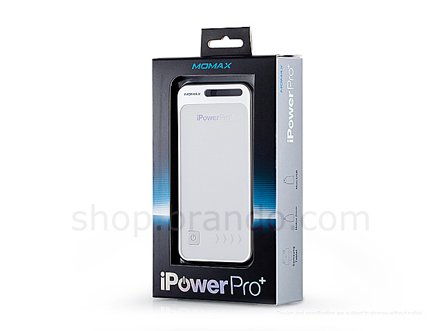 Momax 8500mAh iPowerPro+ Portable Dual USB Output (2.1A+1A) External Battery