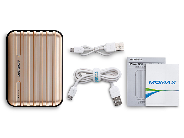 Momax 11200mAh iPower GO+ Dual USB Output (2.1A+1A) External Battery