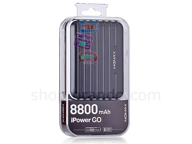 Momax 8800mAh IPower GO Dual USB Output (2.1A+1A) External Battery