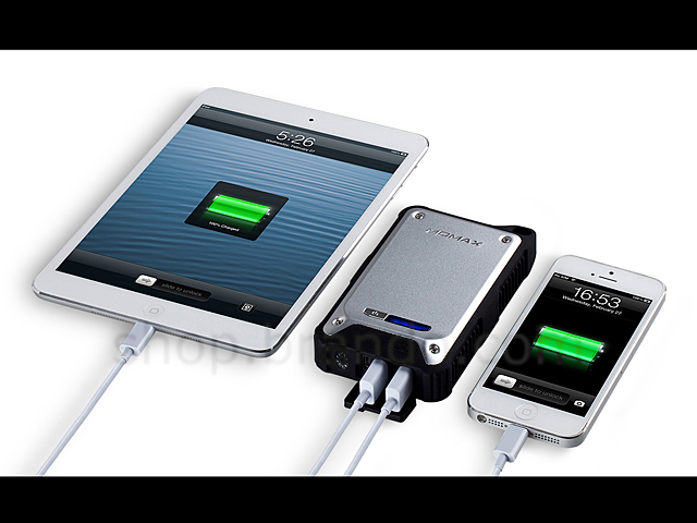 Momax 9000mAh Water Resist + Shock Resist + Dust Resist Dual USB Outdoor External Battery