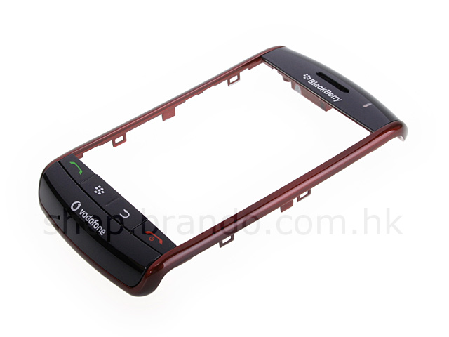 BlackBerry Storm 9500 Replacement Front Cover - Jujube Red
