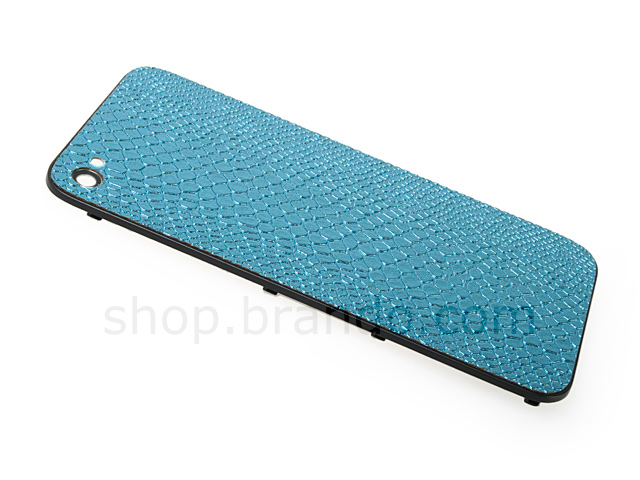 iPhone 4 Snake Skin Rear Panel - Blue