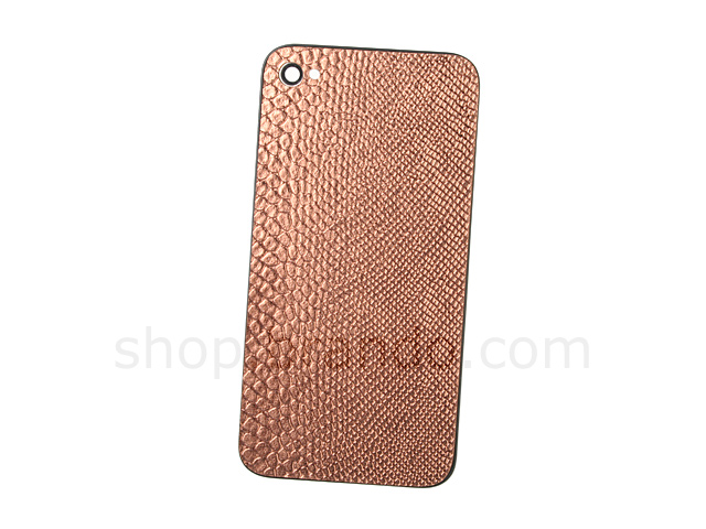 iPhone 4 Snake Skin Rear Panel - Copper