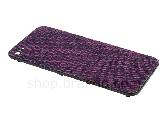 iPhone 4 Denim Rear Panel - Purple