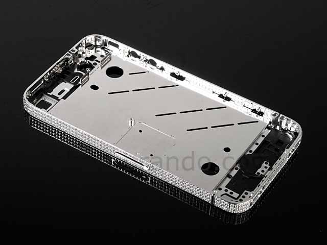 iPhone 4 Midboard with Crystal - Silver