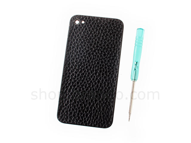 iPhone 4S Rugged Leather Rear Panel
