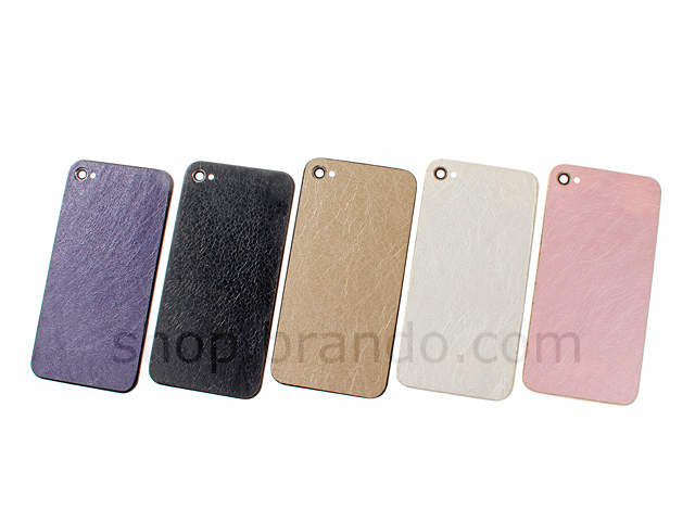 iPhone 4S Fine Leather Rear Panel