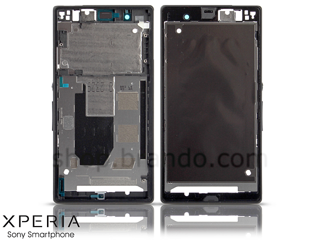Sony Xperia Z LT36h Replacement Middle Housing - Black
