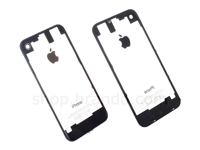 iPhone 4S Transparent Front & Rear Panel Set - Black