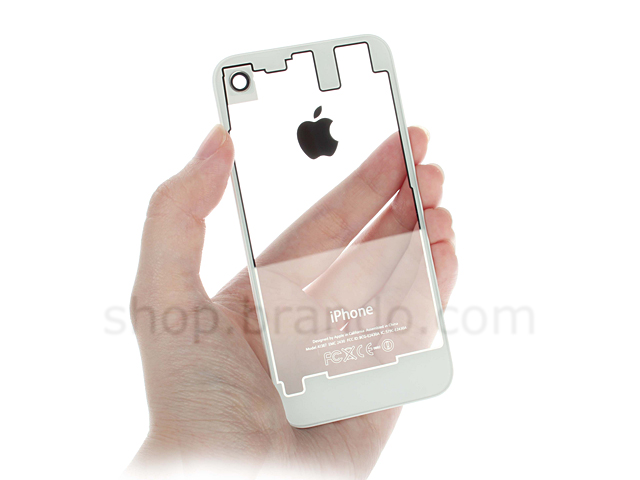 iPhone 4S Transparent Front & Rear Panel Set - White