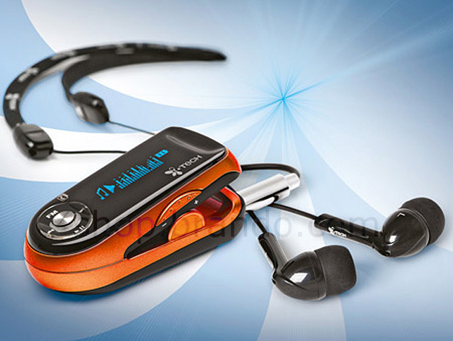 Bluetooth Stereo Clip Headset With Built In Fm Radio And