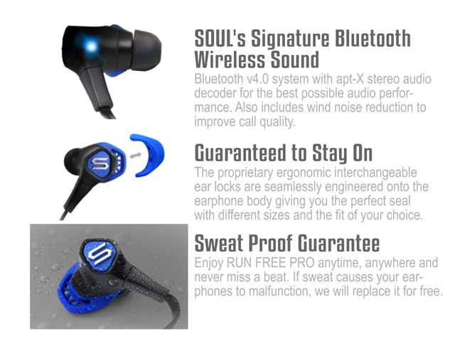 SOUL RunFree Pro Bluetooth Active In-Earphone