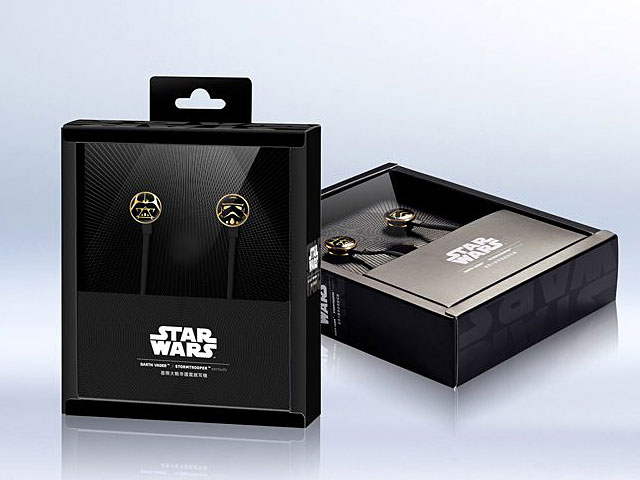 InfoThink Star Wars Darth Vader Stormtrooper 3.5mm Earbuds