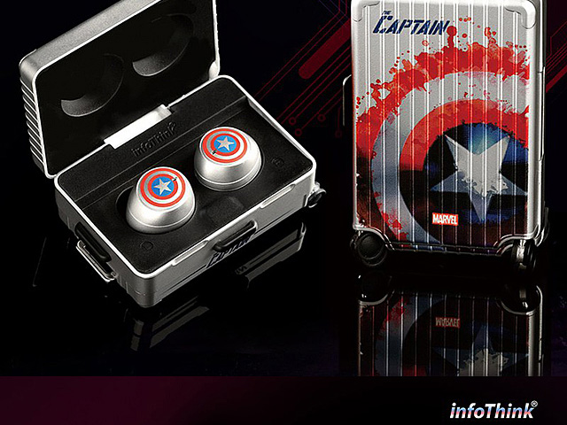 infoThink Hero True Wireless Stereo Earbuds - Captain America