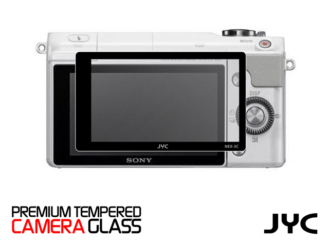 JYC Pro LCD Screen Glass Protector for Camera (Sony Alpha NEX-3 / 5)