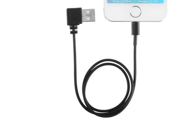 Right Angle Lightning USB Cable