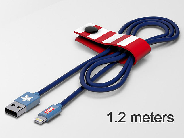 Tribe Captain America Lightning USB Cable