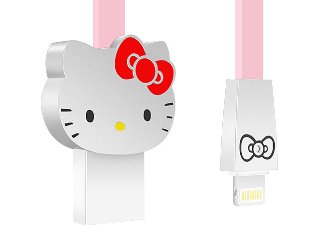 Hello Kitty Alloy Lightning USB Cable