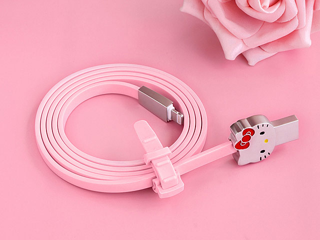 Hello Kitty Alloy Lightning USB Cable
