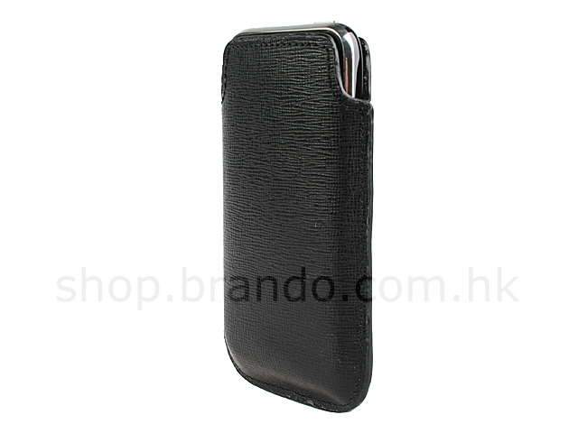Fashionable Leather Pouch Case for iPhone 3G