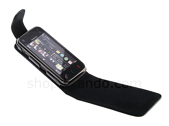 Nokia N97 mini Fashionable Flip Top Leather Case