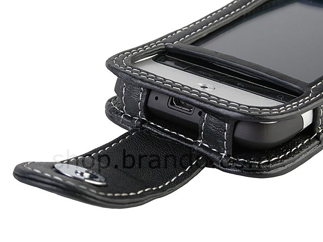 Brando Workshop Leather Case for HTC Legend (Flip Top)