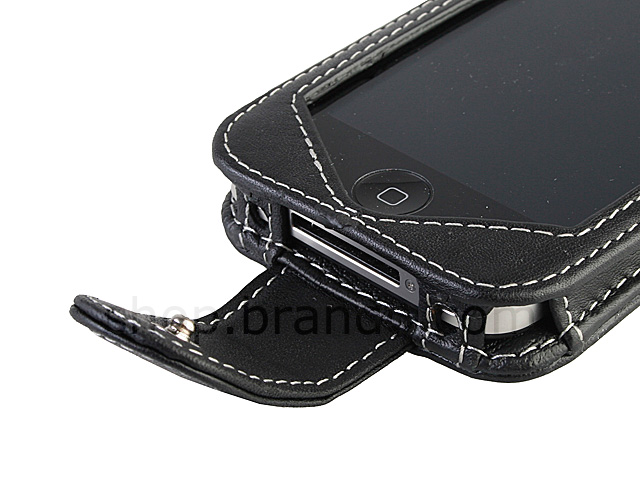 Brando Workshop Leather Case for iPhone 4 (Flip Top)