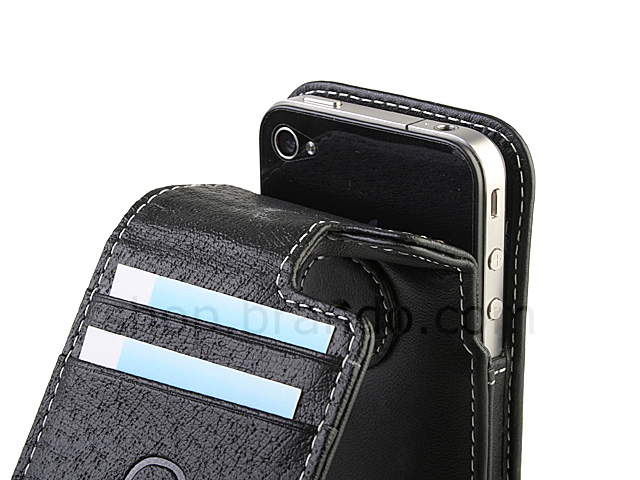 Brando Workshop Leather Case for iPhone 4 (Flip Top)