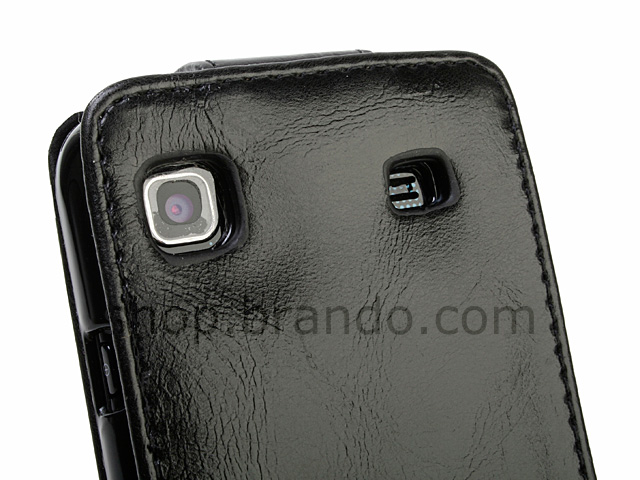 Samsung i9000 Galaxy S Fashionable Flip Top Leather Case
