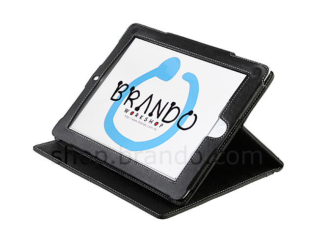 Brando Workshop Leather Case for iPad 2 (Side Open w/ magnet)