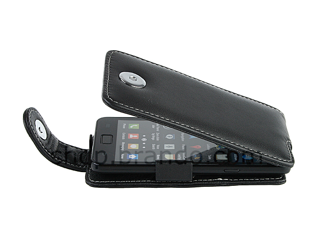 Brando Workshop Leather Case for Samsung Galaxy S II (Flip Top)