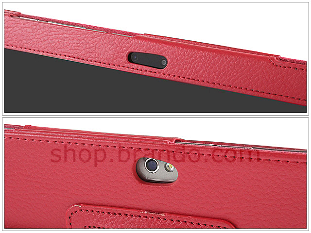 Artificial leather case for Samsung Galaxy Tab 8.9 (Side Open)