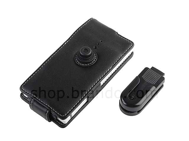 Brando Workshop Leather Case for Sony Xperia S (Flip Top)