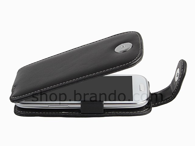 Brando Workshop Leather Case for Samsung Galaxy S III I9300 (Flip Top)
