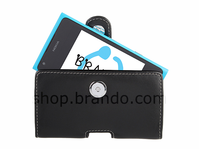 Brando Workshop Leather Case for Nokia Lumia 900 (Pouch Type)