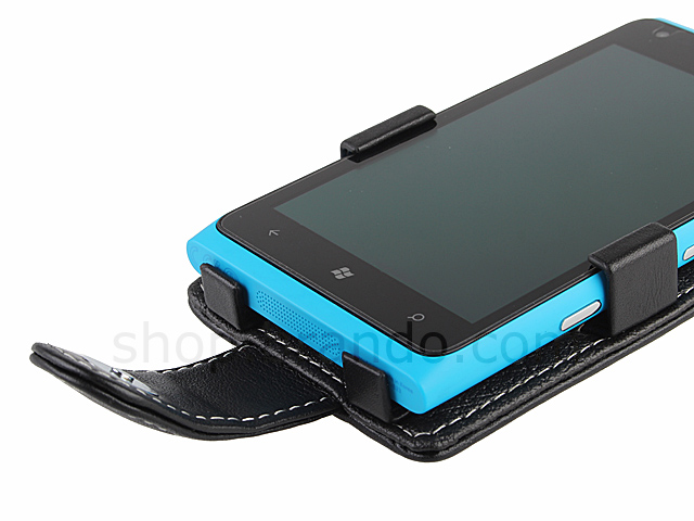 Brando Workshop Leather Case for Nokia Lumia 900 (Flip Top)