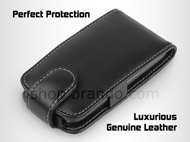 Brando Workshop Leather Case for Huawei Ascend Y200 U8655 (Flip Top)