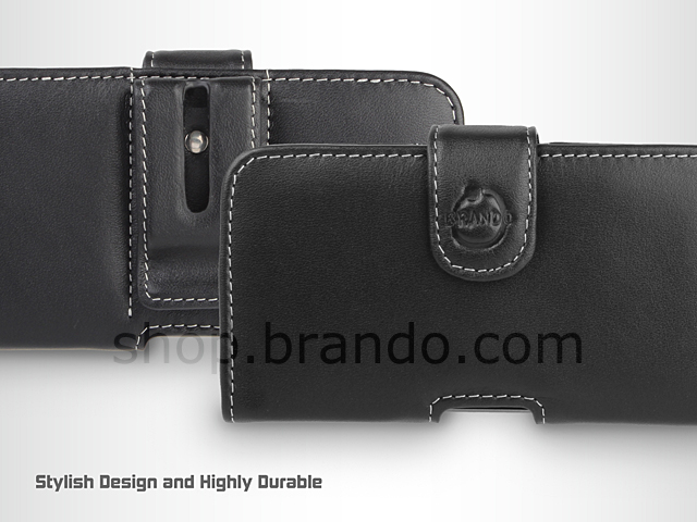 Brando Workshop Leather Case for Sony Xperia ion LT28i (Pouch Type)