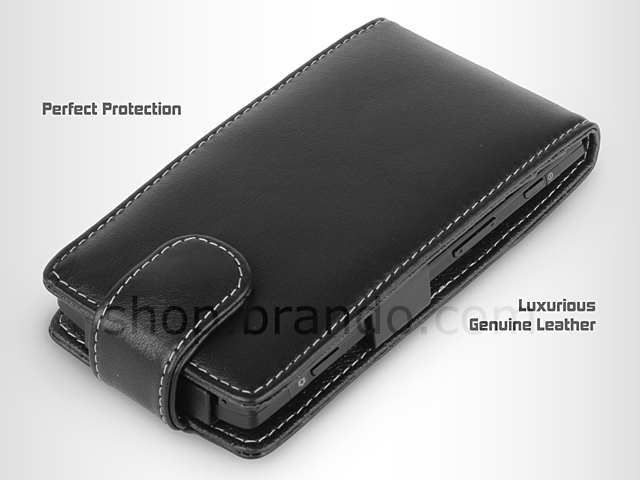 Brando Workshop Leather Case for LG Optimus True HD LTE P936 (Flip Top)